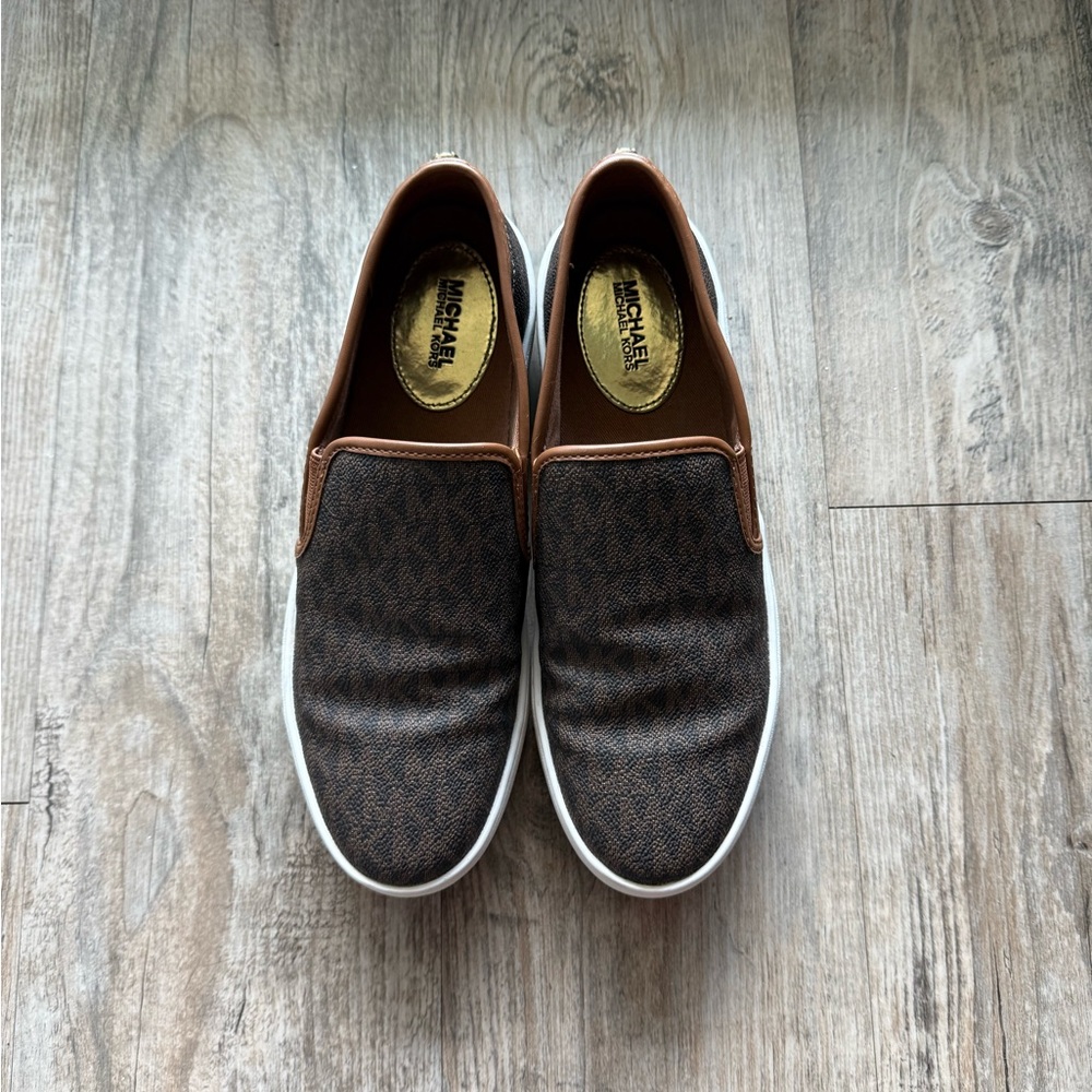 Michael Kors Brown Loafers Slip-Ons